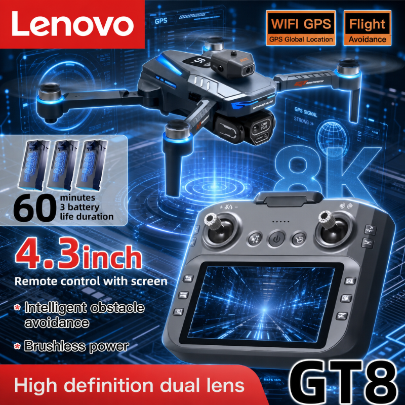 Drone Photogrammetry - Lenovo GT8 8K Drone Professional Aerial