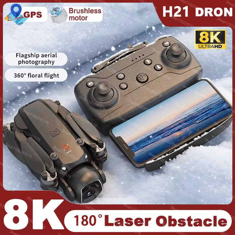 Drone Photogrammetry - 2026 NEW H21 Drone 5G GPS