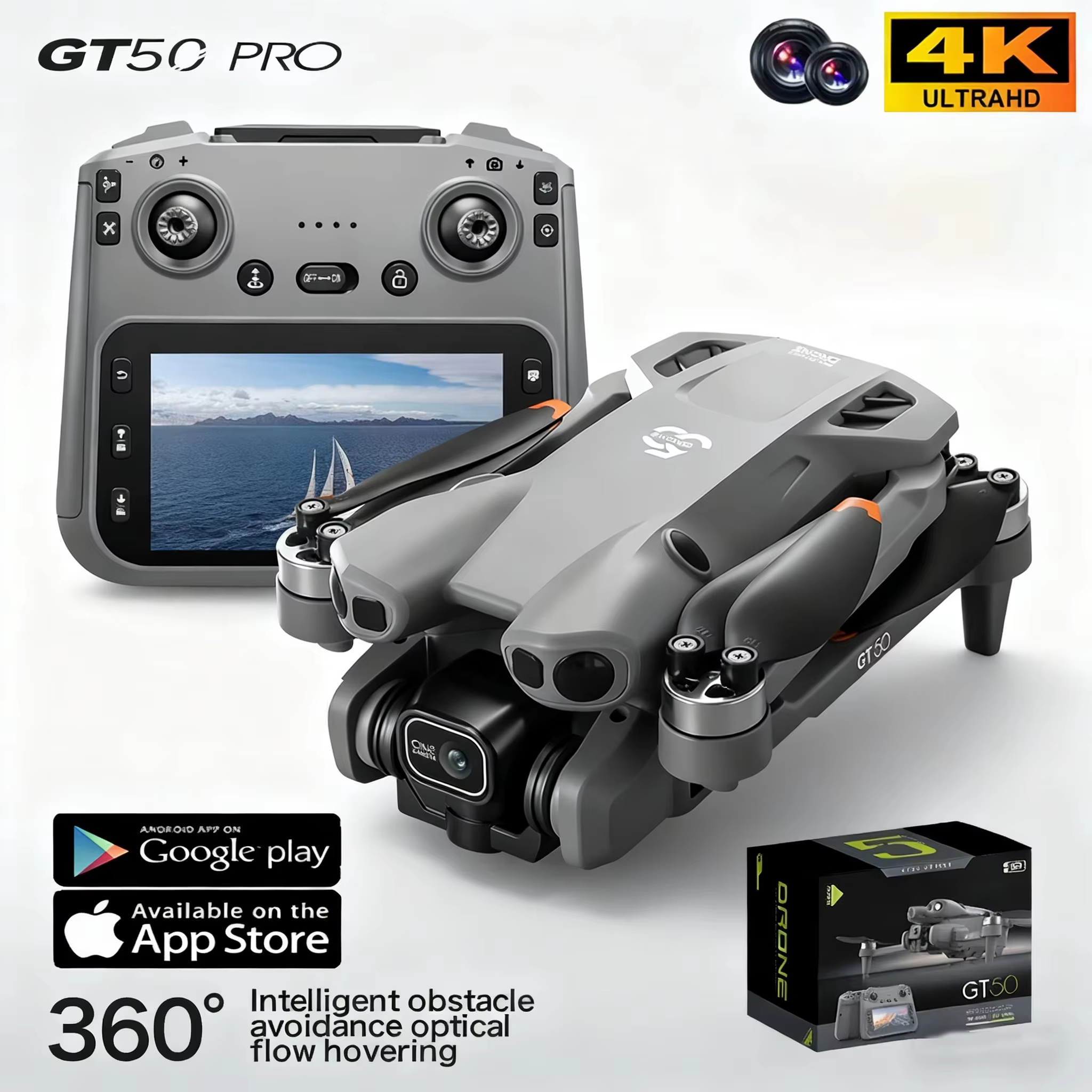 Drone Mapping - New Gift 2026 Upgrated GT50PRO Professional