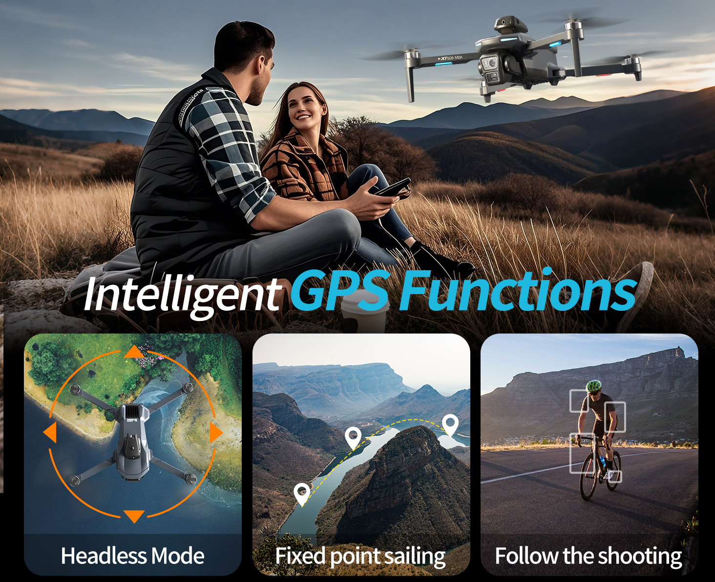 XT606 MAX 3 battery Drone 4k 8 - Drone Surveying incelemesi ve fiyatı