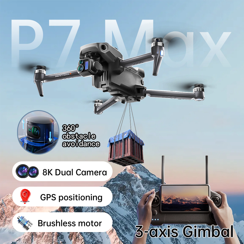NEW P7 Max Drone 8K Camera GPS - Drone Photogrammetry incelemesi ve fiyatı