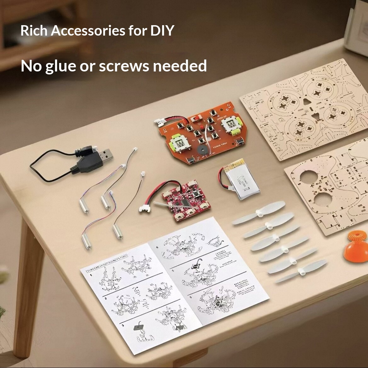 2026 New Wooden DIY Assembled  - Drone Aerial Photography incelemesi ve fiyatı