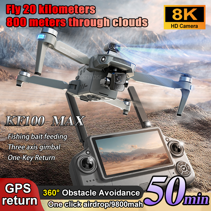 SJRC KF100 MAX 8K UHD Photo HD - Drone Surveying incelemesi ve fiyatı