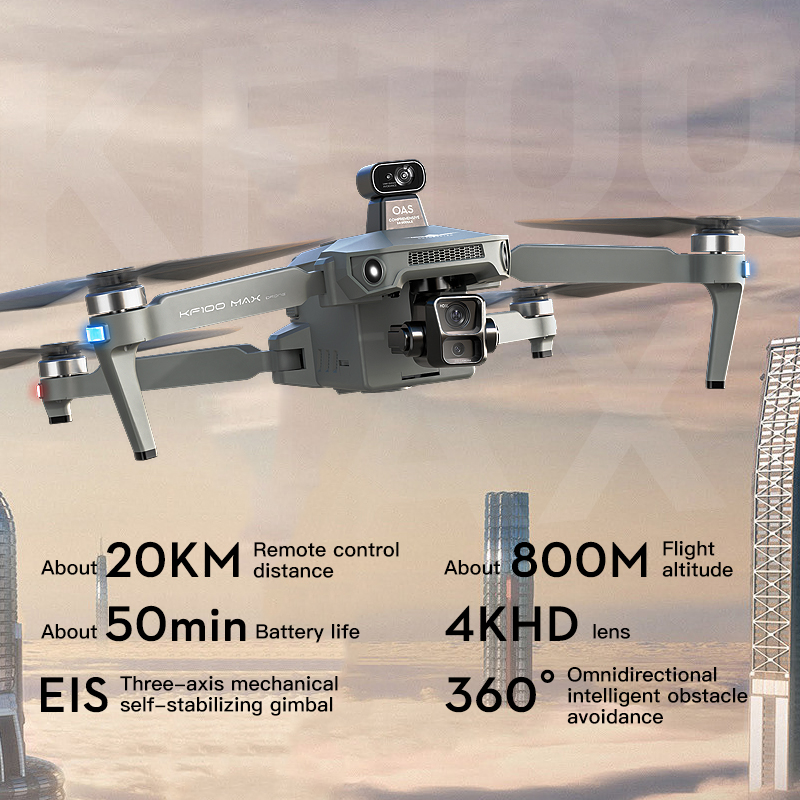 SJRC KF100 MAX 8K UHD Photo HD - Drone Surveying incelemesi ve fiyatı