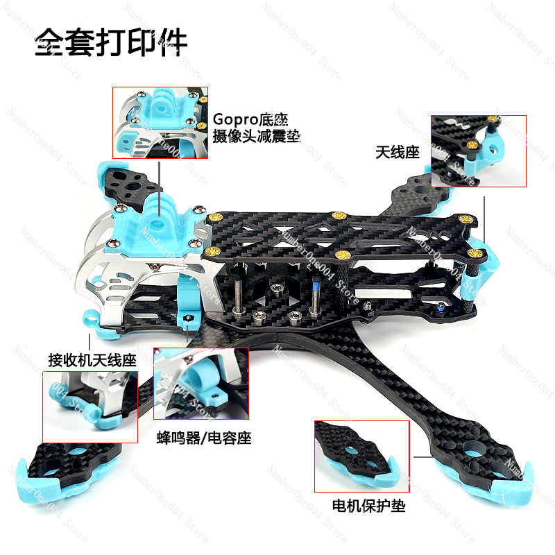 Used for FPV MAK5 5-Inch Wide  - Drone 3D Modeling incelemesi ve fiyatı