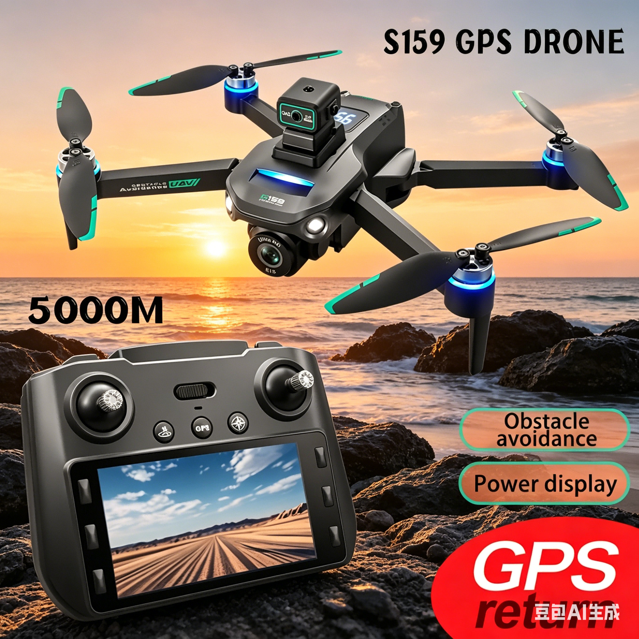 S159 GPS Drone 4K Profesional  - Drone Mapping incelemesi ve fiyatı